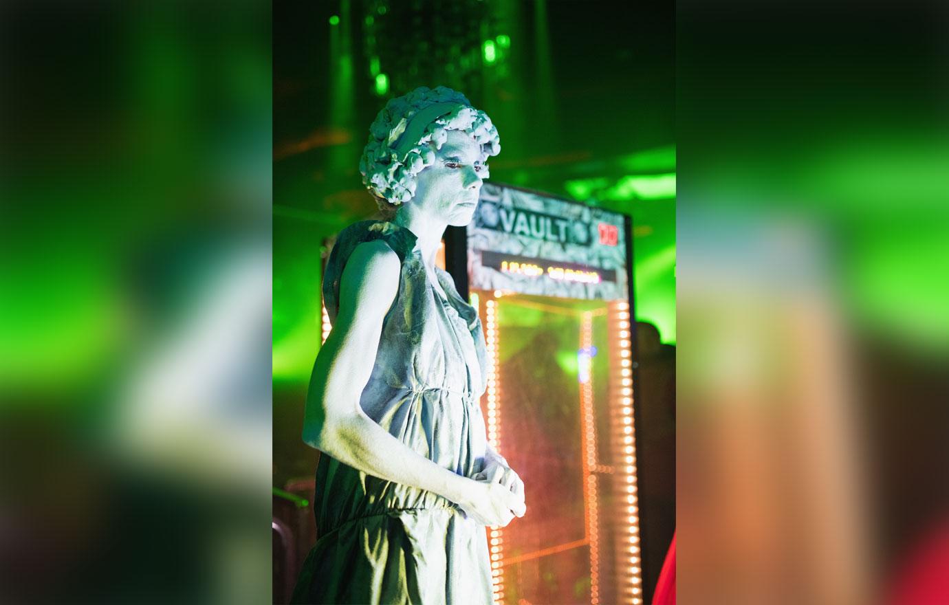 Human Statue at Zedd&#8217;s Epic Bash inside OMNIA Nightclub Las Vegas_Photo Credit Wolf Productions