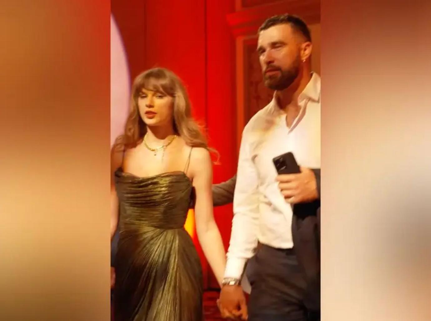 taylor swift travis kelce party london eras tour onstage