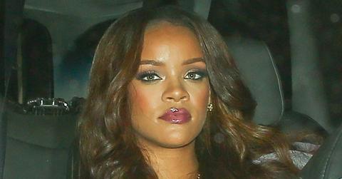 Rihanna arrives at 1 OAK Nightclub for her Grammy Award After Party