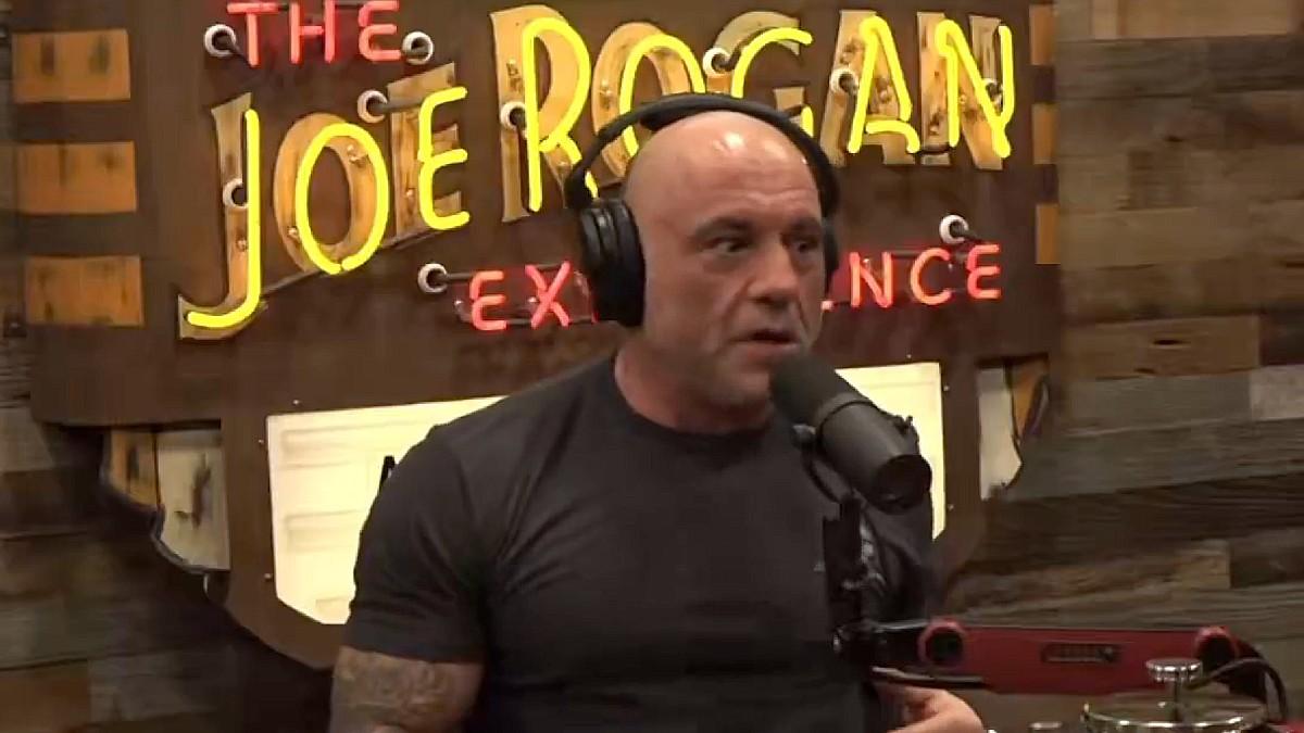 image of Joe Rogan called out MAGA on his podcast. 
