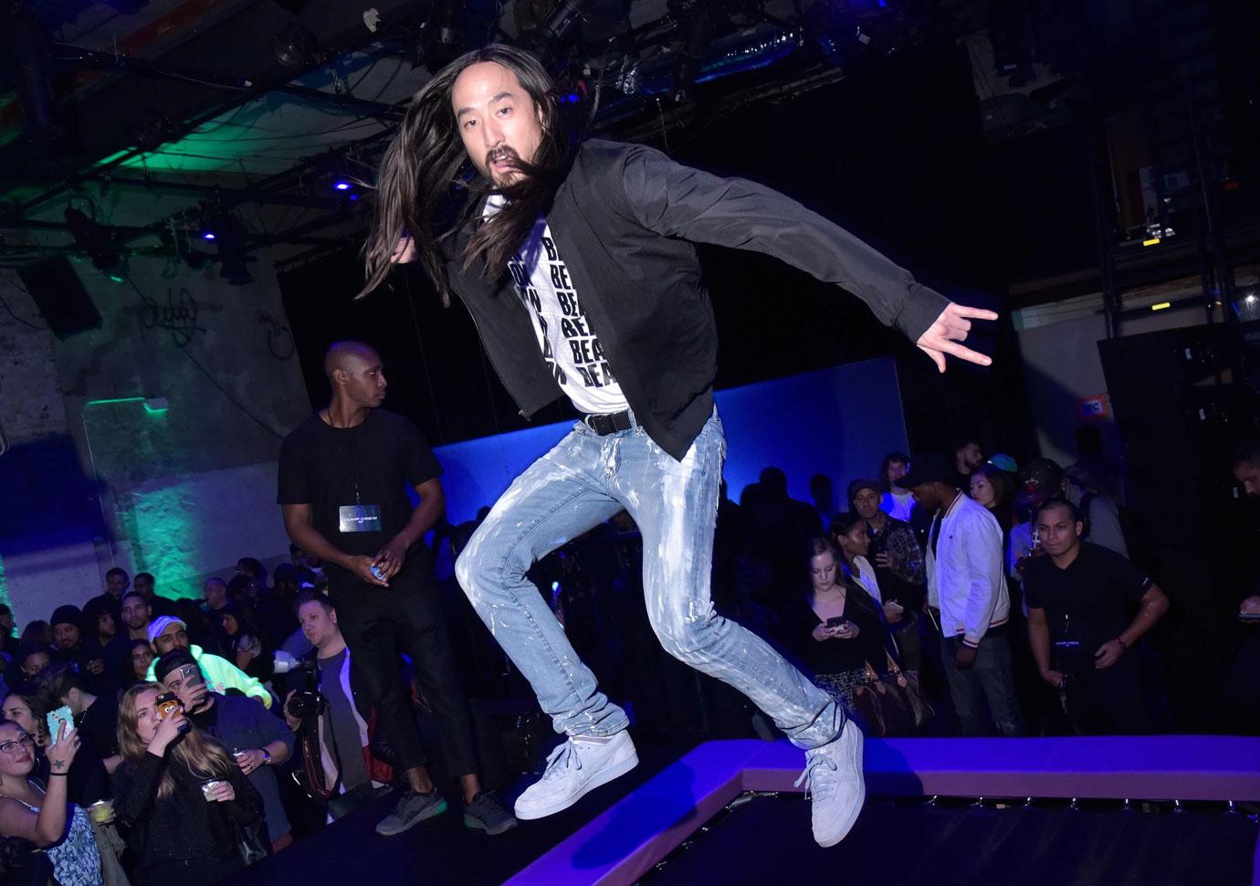 Steve Aoki Hosts ASICS &#8216;Jump Room&#8217; In NYC To Celebrate I Move Me Brand Launch