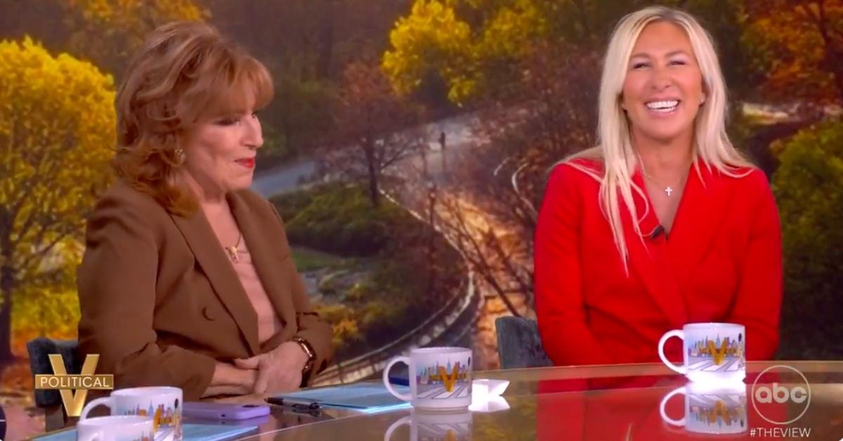 Photo of Joy Behar and Marjorie Taylor Greene on 'The View'