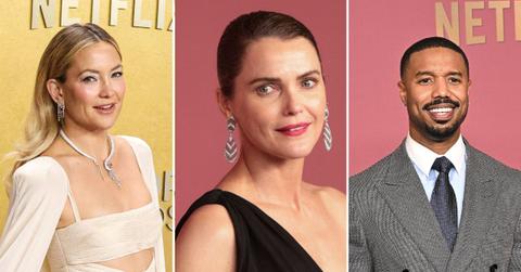 Composite photo of Kate Hudson, Keri Russell and Michael B. Jordan.