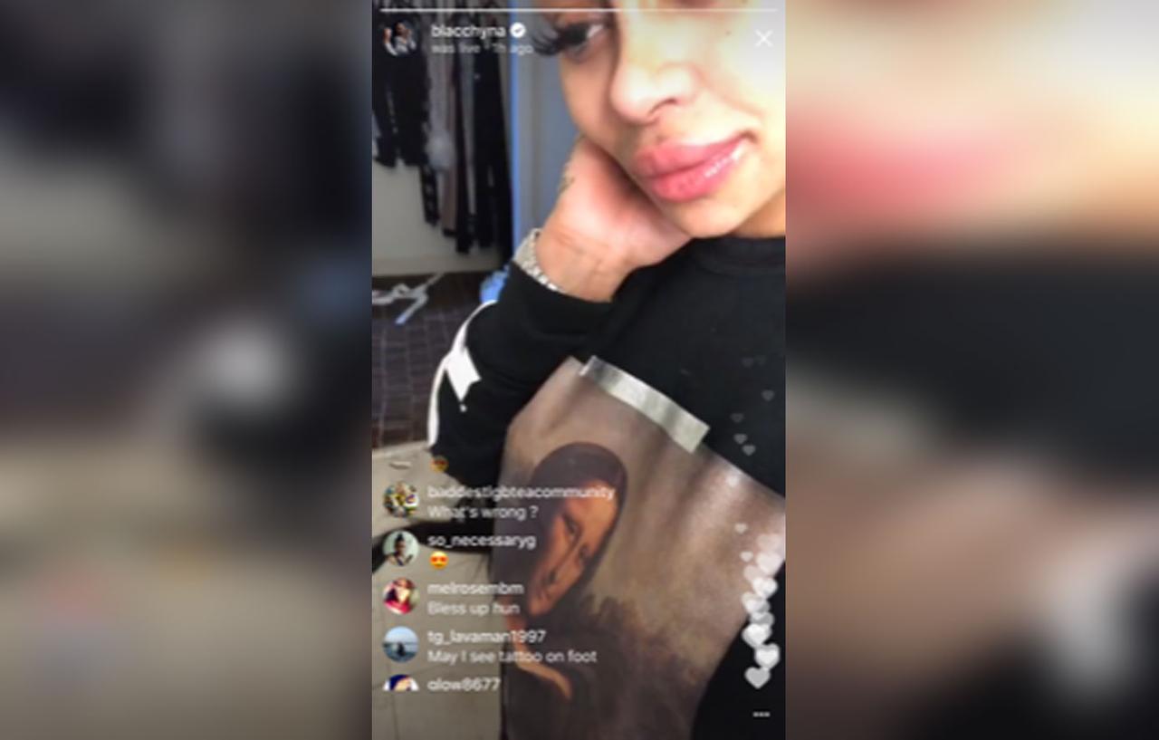 Blac Chyna Has A Breakdown On Instagram Live