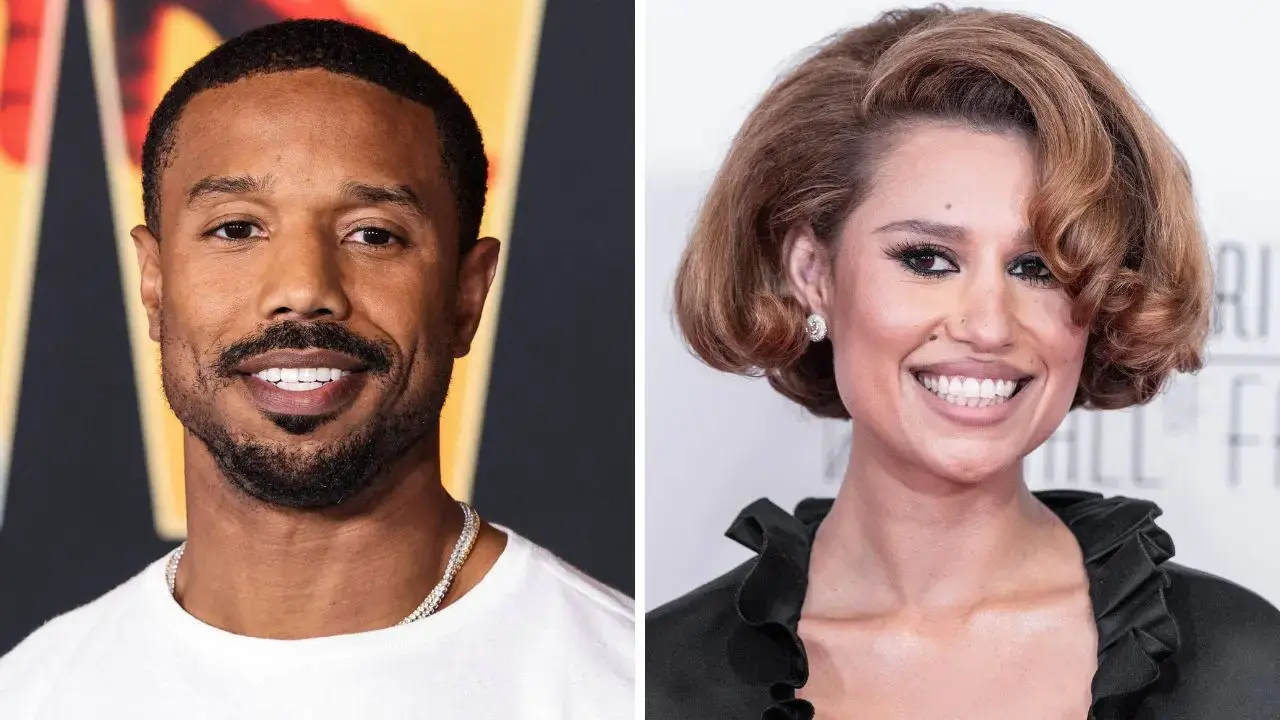 Image of Raye appeared caught off guard when Alyssa Killian asked about Michael B. Jordan on the VMAs red carpet.