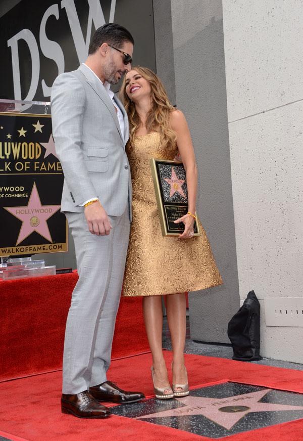 Sofia vergara joe manganiello walk fame4