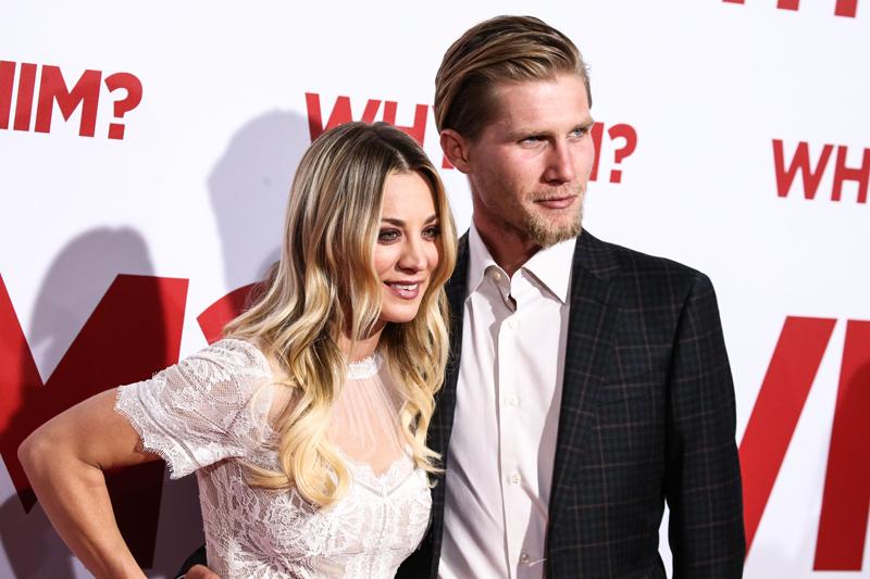 Kaley Cuoco and boyfriend Karl Cook arrive at the Los Angeles Premiere Of 20th Century Fox&#8217;s &#8216;Why Him?&#8217;