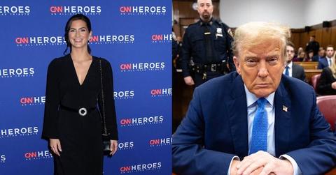 kaitlan collins mocks donald trump jail