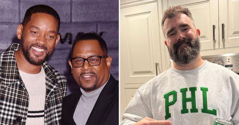 will smith martin lawrence grossed out jason kelce doesnt wash feet