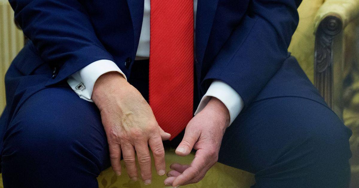 Photo of Donald Trump's hands