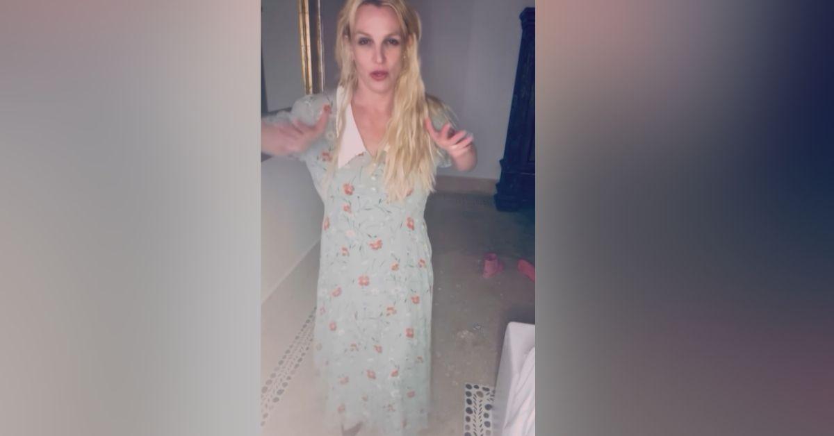image of Britney Spears shared her new hobby in an Instagram video.