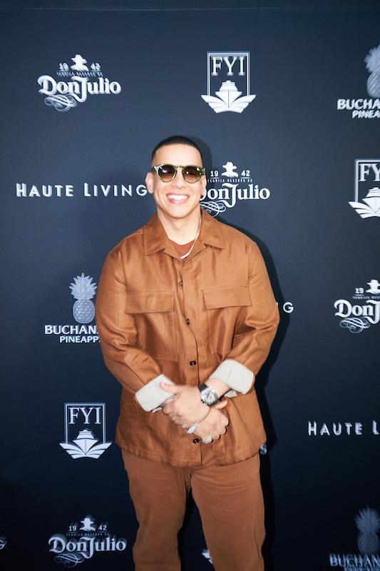 daddy yankee celebrates his haute magazine cover at an intimate dinner in miami with diageo and its brands buchanans pineapple and tequila don julio