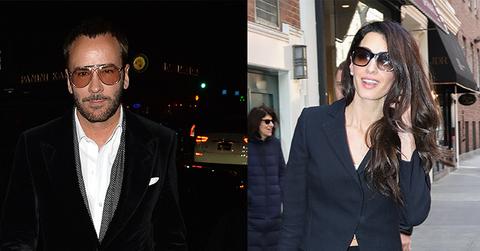 Tom ford feud with amal clooney