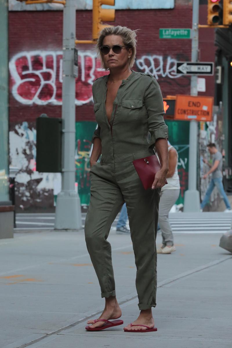 TV personality Yolanda Hadid seen out and about New York.