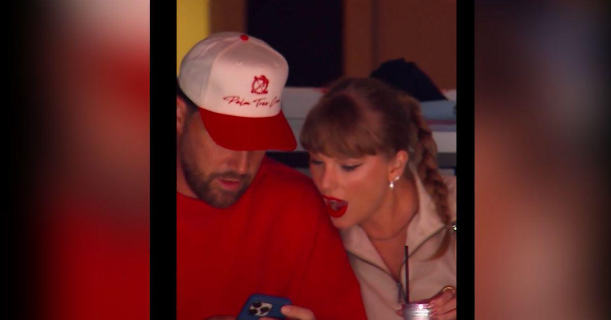 taylor swift and travis kelce cute hockey date lip reader decodes watch