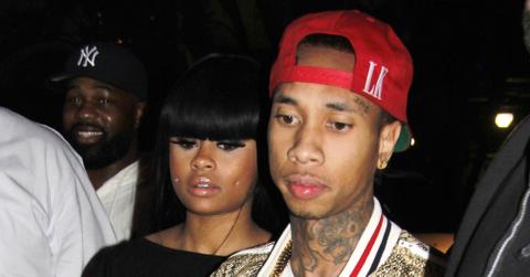 Tyga And Blac Chyna Catch The Clippers Game