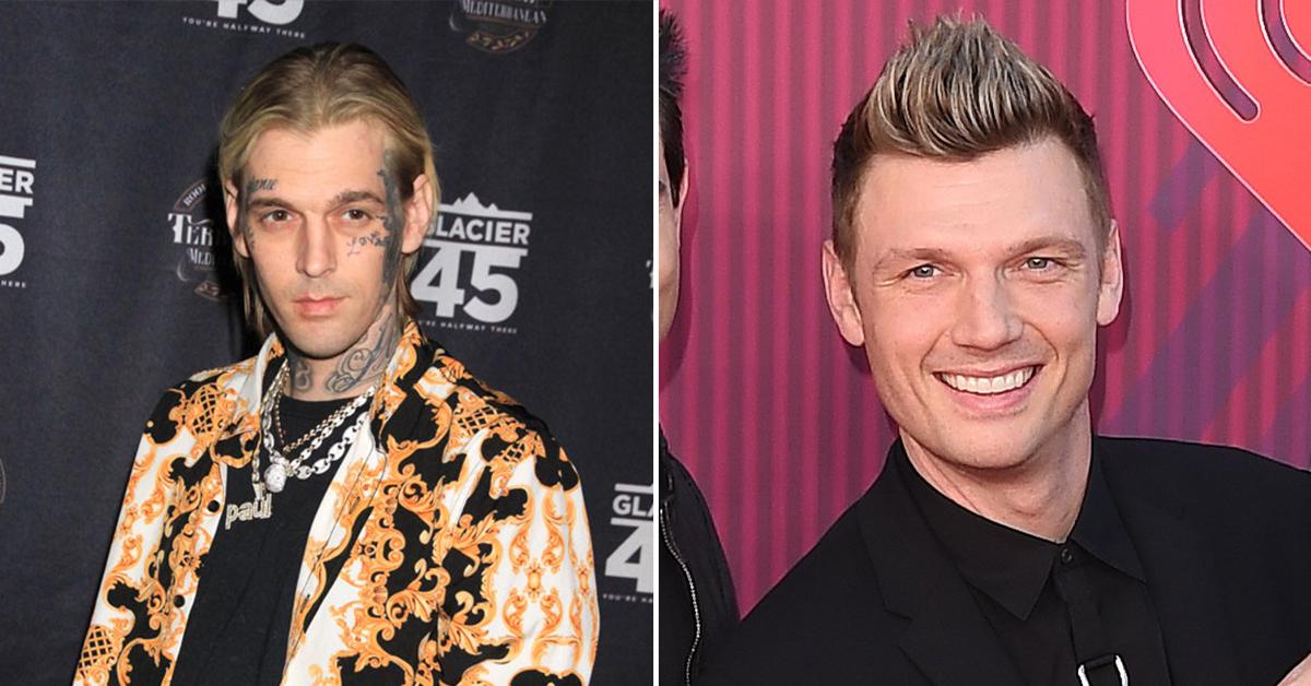 late aaron carter had an unhealthy obsession with older brother nick pp