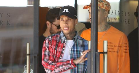Tyga and Scott Disick end a shopping trip at Barneys New York