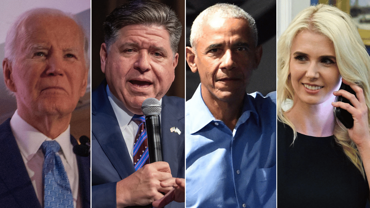 Joe Biden ; JB Pritzker  ; Barack Obama ; Natelie Harp 