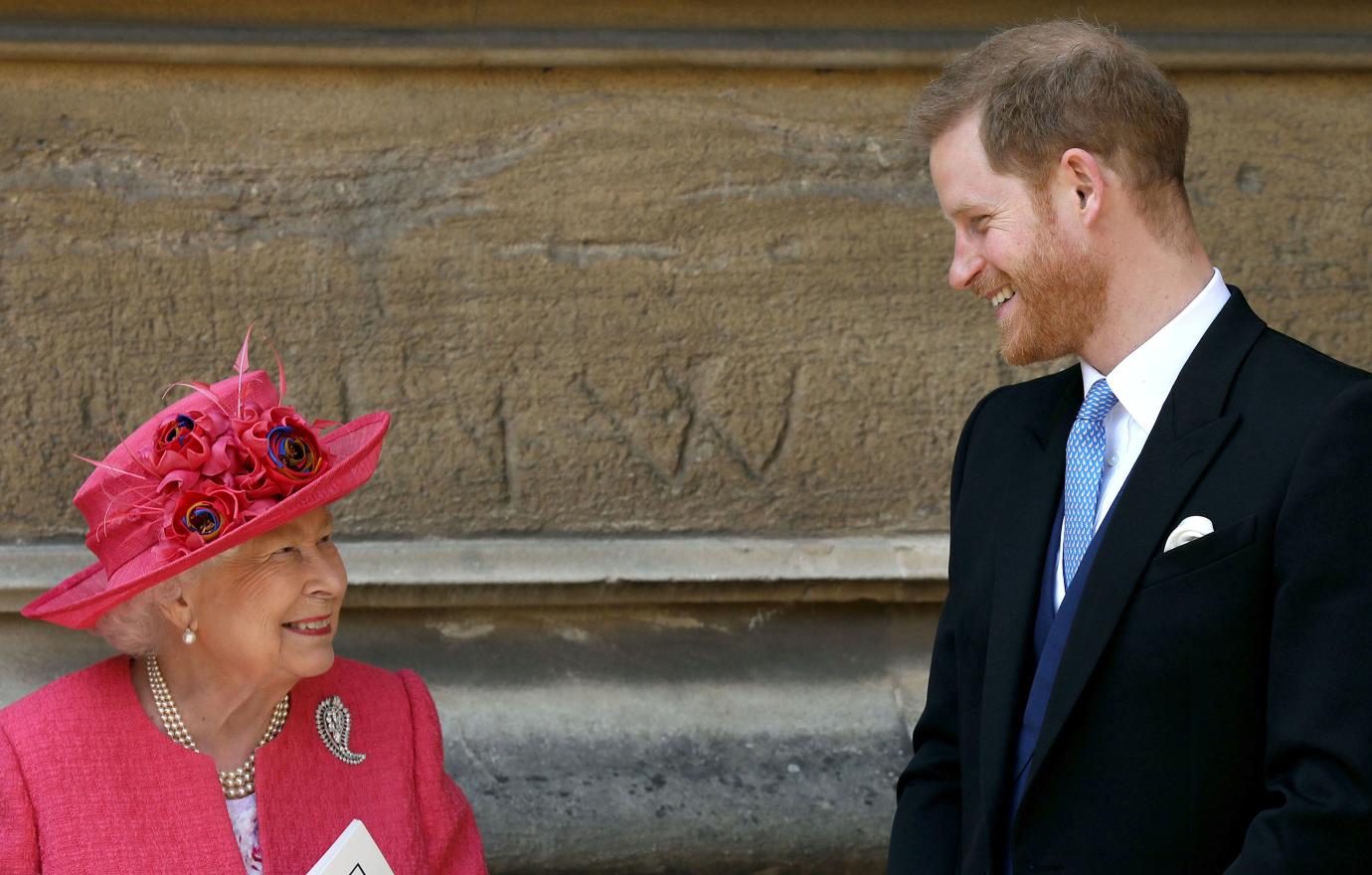 prince harry protecting queen palace aides