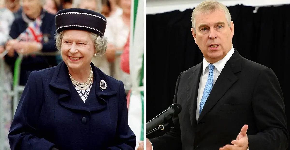 split of Queen Elizabeth, Prince Andrew. 