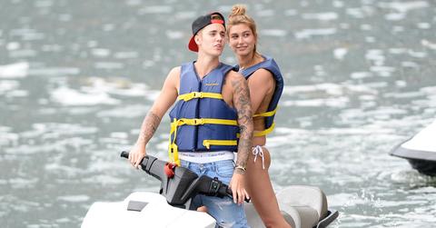 INF – Justin Bieber And Rumored Girlfriend Hailey Baldwin Look Very Much Like A Couple As They Go For A Ride On A Jet Ski In Miami