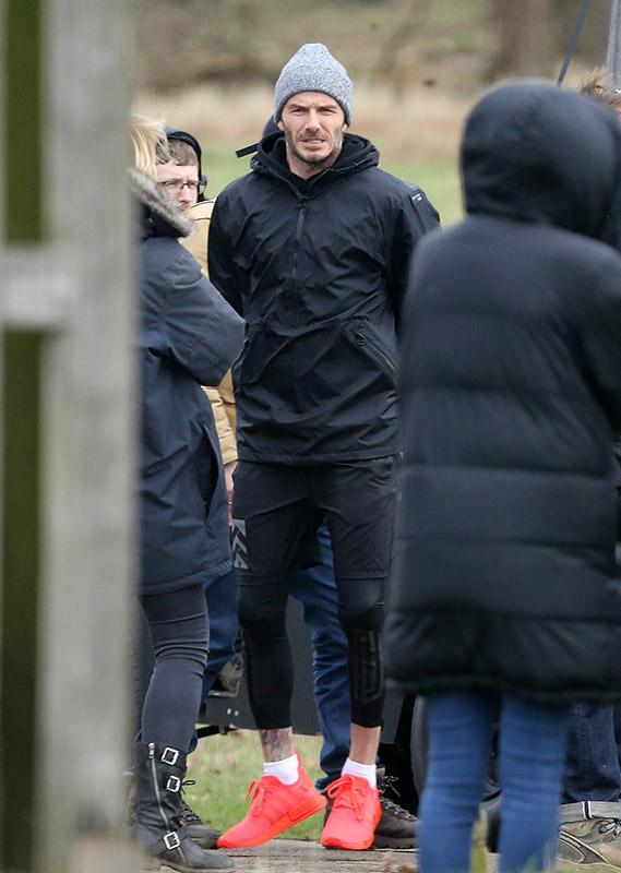 Exclusive&#8230; David Beckham Gets Back To Work In London