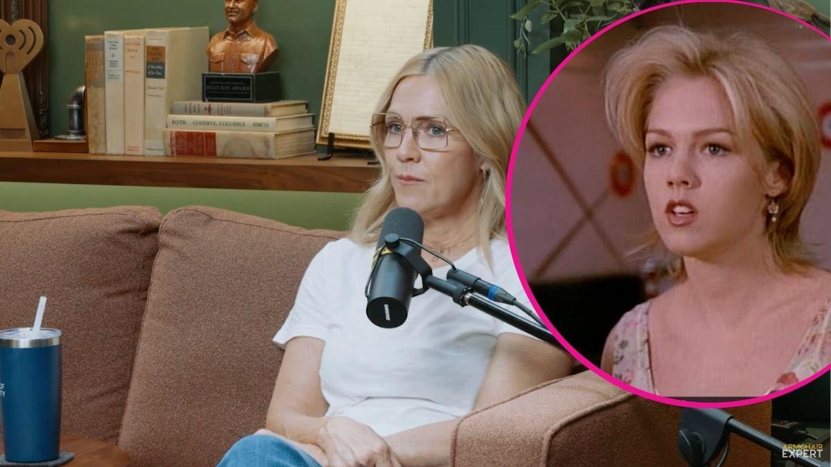 image and inset of Jennie garth