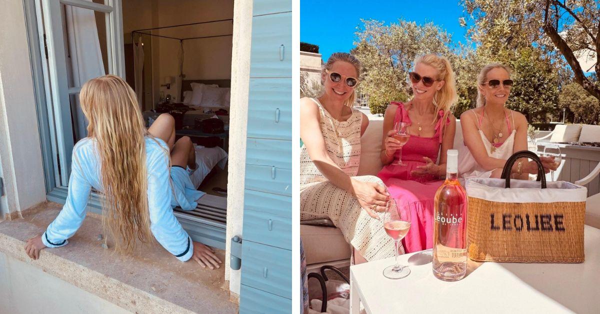 image of The supermodel credits her fitness to staying active every day through activities like tennis, yoga, walking and short home workouts.