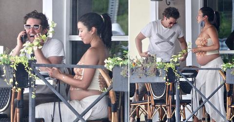 matthew morrison out to lunch with pregnant wife renee