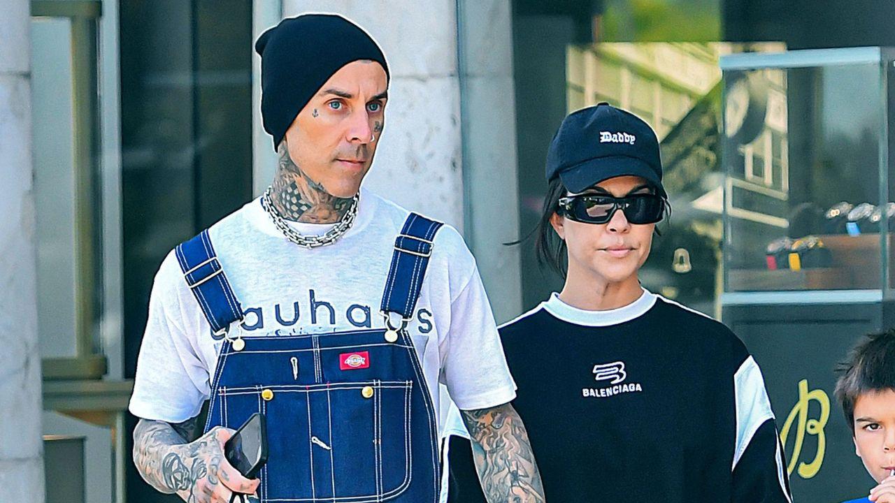 Image of Travis Barker and Kourtney Kardashian shared a love of fitness before their romance began.