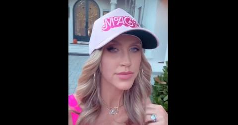 lara trump dressed up as maga barbie for halloween
