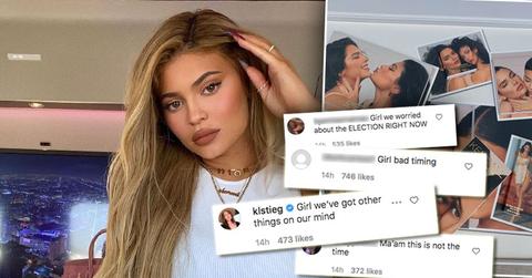 Kylie Jenner Faces Backlash For Promoting Makeup Amid Election Results