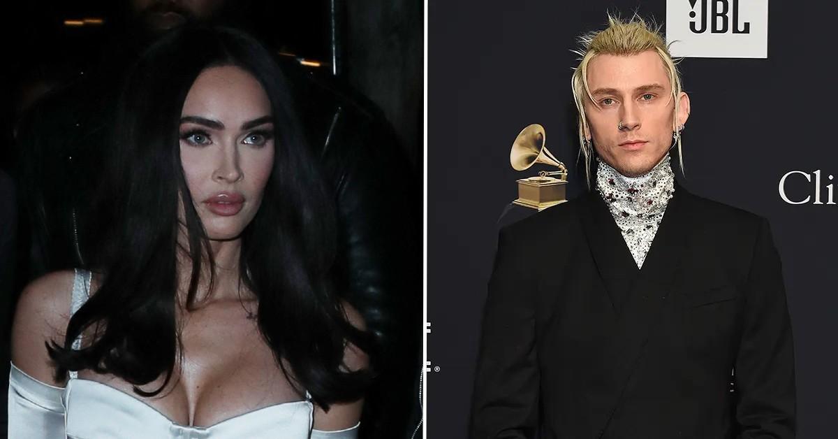 Megan Fox Masters the Bra Top Trend While Supporting Machine Gun Kelly