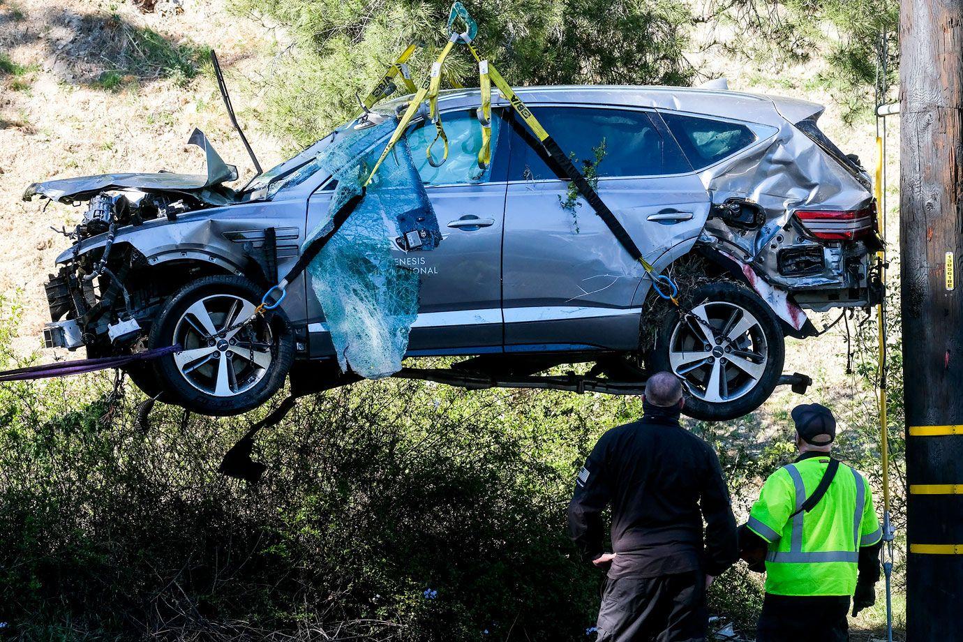 iger woods scandals car