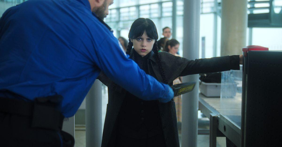 image of Jenna Ortega returns as Wednesday Addams in Season 2, premiering this August.