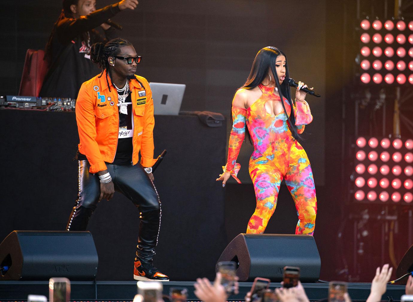 cardi b offset perform