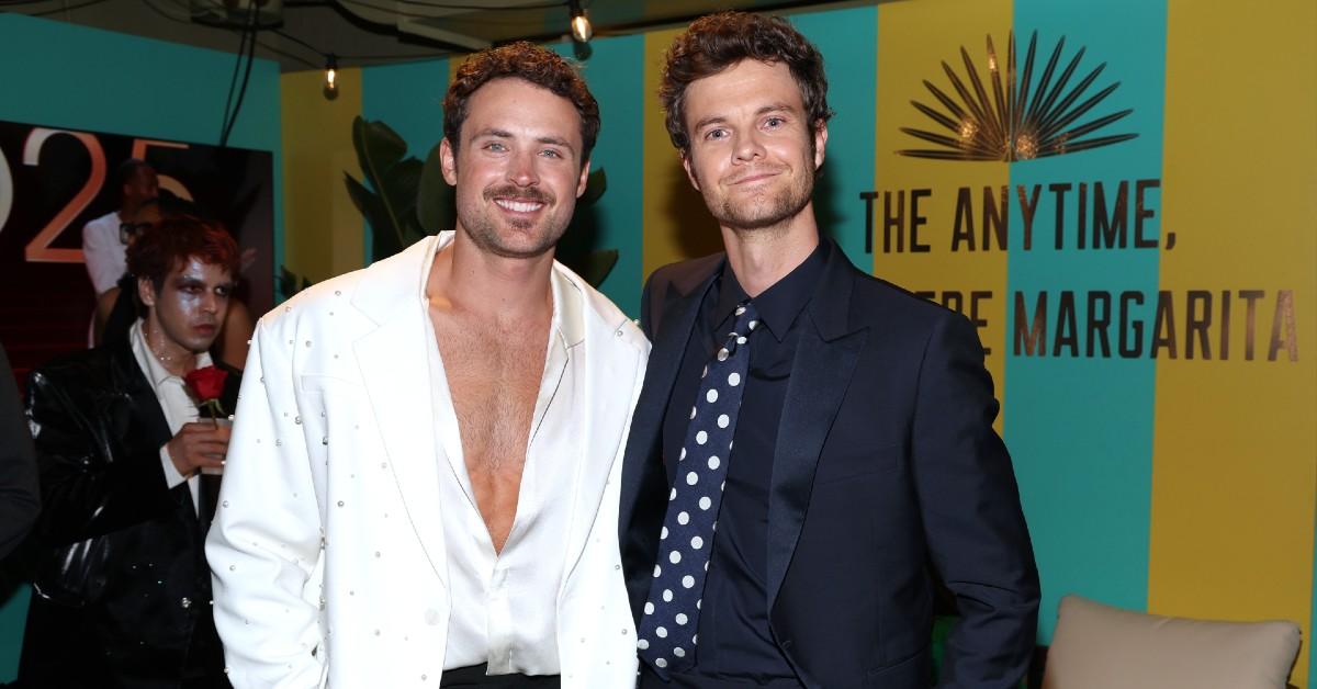 dylan efron and jack quaid attend las culturistas culture awards teal room with casamigos margaritas