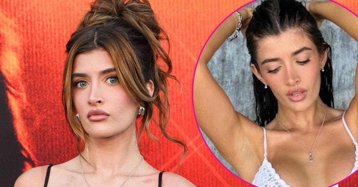 Charlie Sheen's Daughter Sami Puts Her Assets on Full Display in White Lace String Bikini: Photos