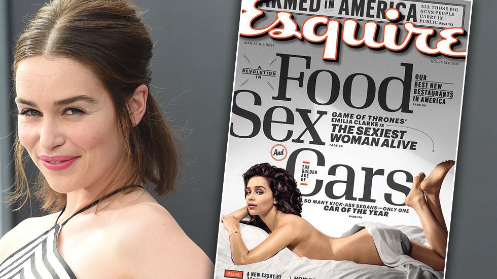 Emilia clarke esquire sexiest woman alive 1