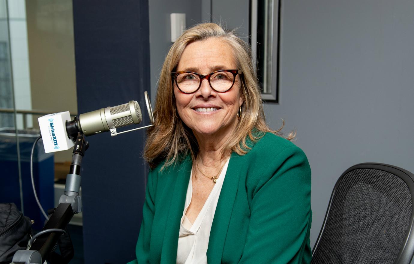 Journalist Meredith Vieira visits SiriusXM Studios on March 18, 2019 in New York City.