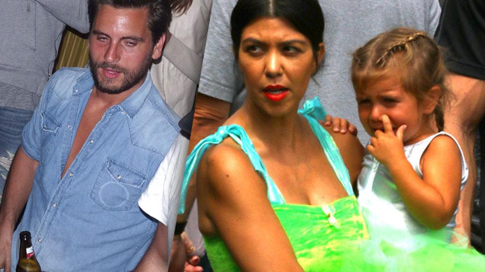 Kourtney kardashian scott disick breakup split birthday