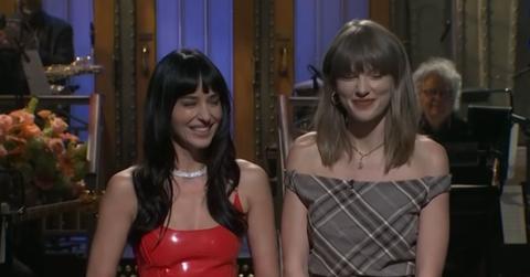 pic of Dakota Johnson, Taylor Swift.