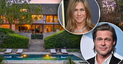 //jennifer aniston brad pitt beverly hills mansion sells photos