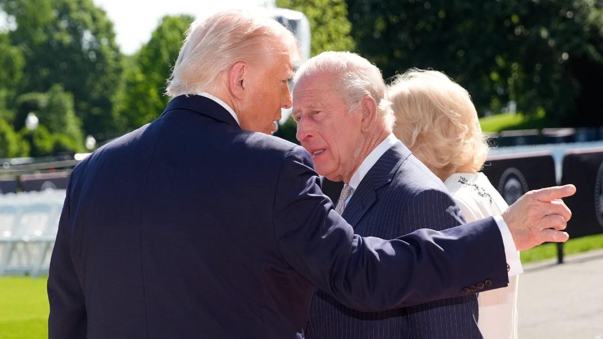 image of Donald Trump claims he's in great shape. 