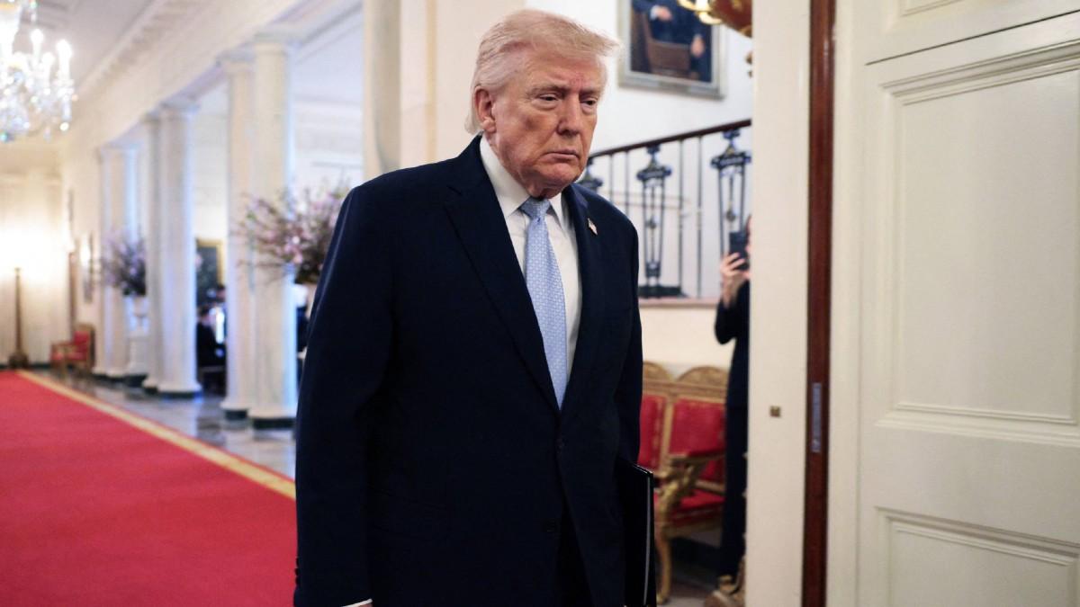 Image of Donald Trump claimed the war in Iran has already been 'won.'