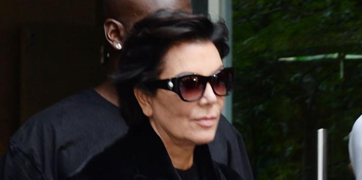 Kris Jenner and Corey Gamble leave their apartment in NYC