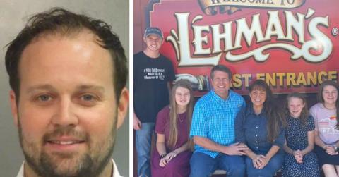 Composite photo of Josh Duggar and family