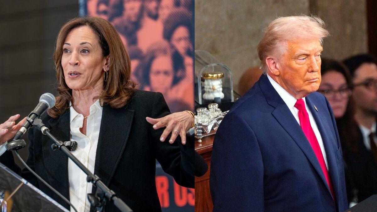 Photo of Kamala Harris and Donald Trump