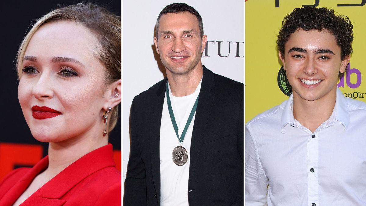 Photo of Hayden Panettiere,Wladimir Klitschko and Jansen Panettiere